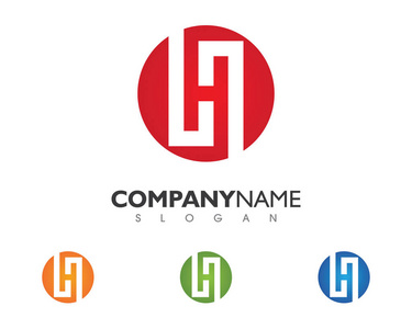 h 字母标志模板照片