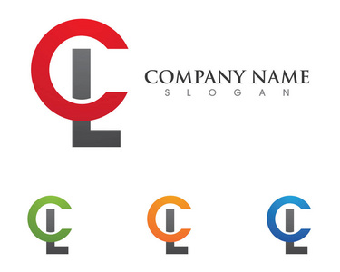 C 字母 Logo 模板矢量图标设计