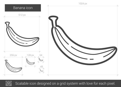 香蕉线图标
