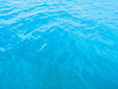 蓝色海水表面背景纹理照片