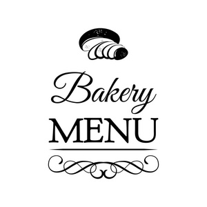 面包店的面包店和面包标志.为标志,商标,品牌,贴上标签,产品包装照片