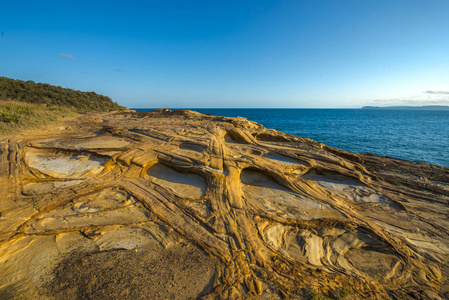 沿海的悉尼附近的 Bouddi 国家公园的美丽