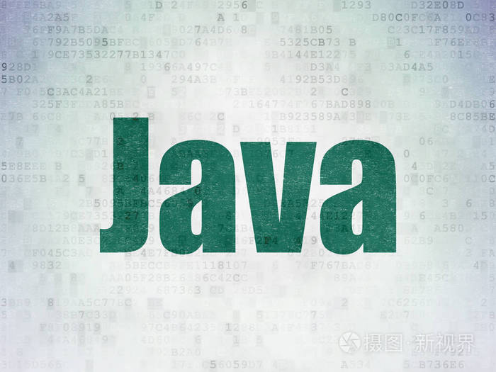 数据库概念: java 数字数据纸张背景上