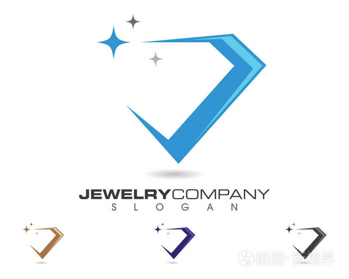 钻石标志模板