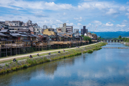 在日本美丽的自然风景