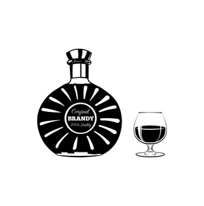 白兰地酒瓶图片