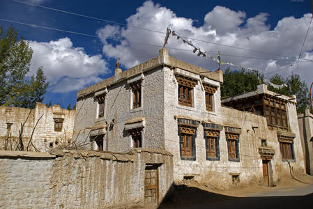 ladakhi建筑，印度，leh，ladakh