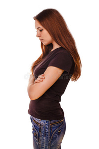 低头的纸盒人图片