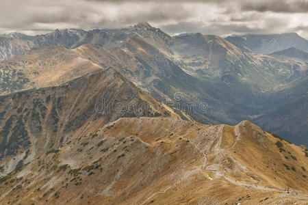 从malolaczniaktatras看山。秋天丁