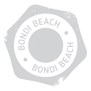 邦迪海滩邮票图片