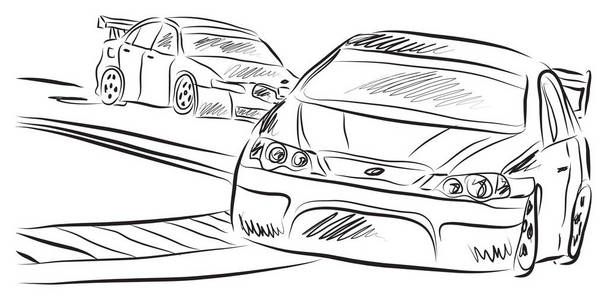 汽车赛车矢量图片-汽车赛车矢量素材-汽车赛车矢量插画-摄图新视界