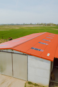 农场建筑的广阔视野图片