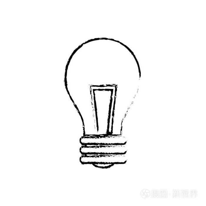 孤立球泡灯插画-正版商用图片0w6043-摄图新视界