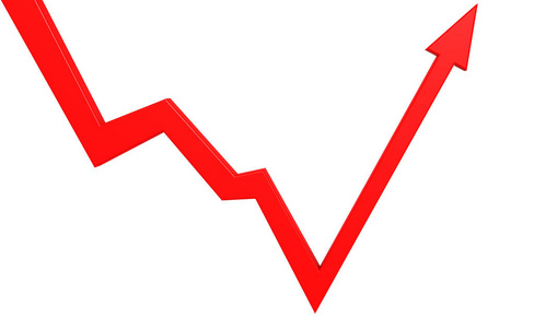 孤立的反弹回红色箭头广告反弹向量线性图标隔离在透明背景广告反弹