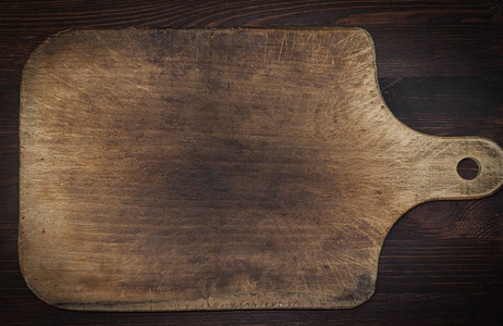老 grunge 木制厨房桌子菜板