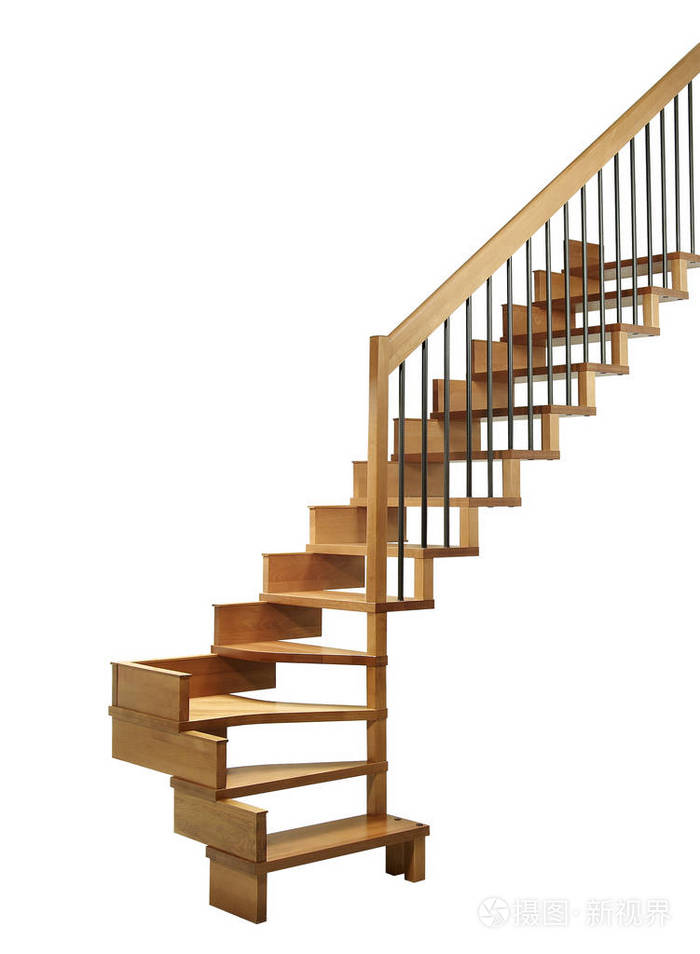 木制楼梯角
