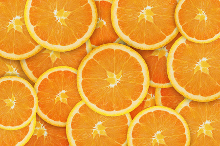 孤立在白色背景上的橙色水果