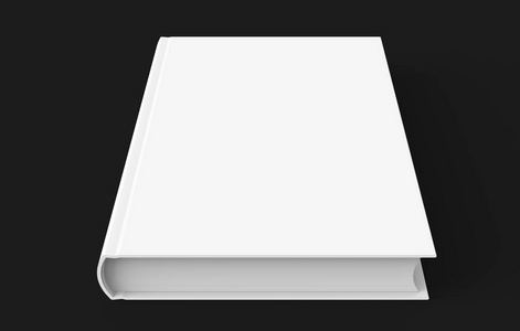 空白的硬皮书模板照片