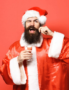 大胡子的圣诞老人帅哥图片