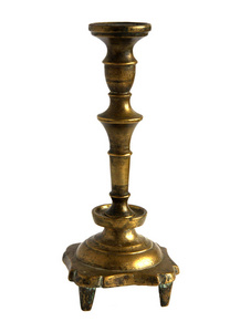 古色古香的青铜烛台