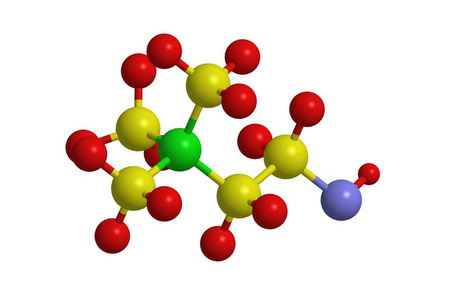 分子结构的胆碱,3d 渲染照片