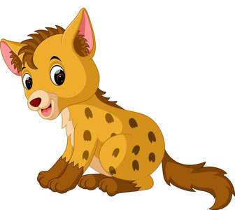 hyaena纳米比亚 etosha 国家公园的棕色鬣狗小斑鬣狗动物非洲鹦鹉鬣