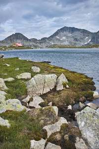 Tevno 湖和卡梅尼察峰，皮林山落日