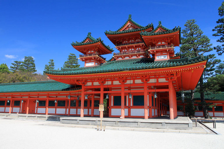 平安神宫，京都，赴日