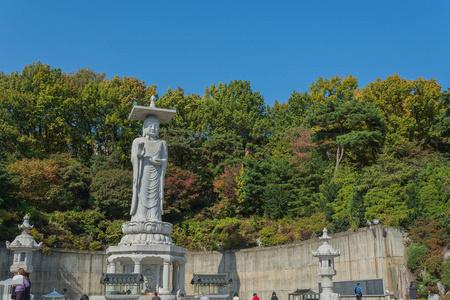 在韩国首尔奉恩寺寺