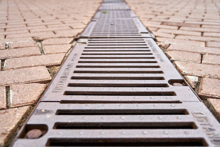 路面排水沟图片