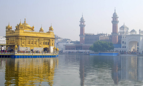 金寺 Harmandir 萨希布至印度阿姆利则