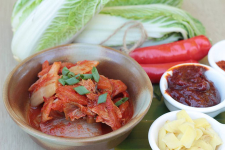 韩国食品传统泡菜味道鲜美