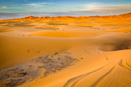 撒哈拉大沙漠，摩洛哥的沙丘