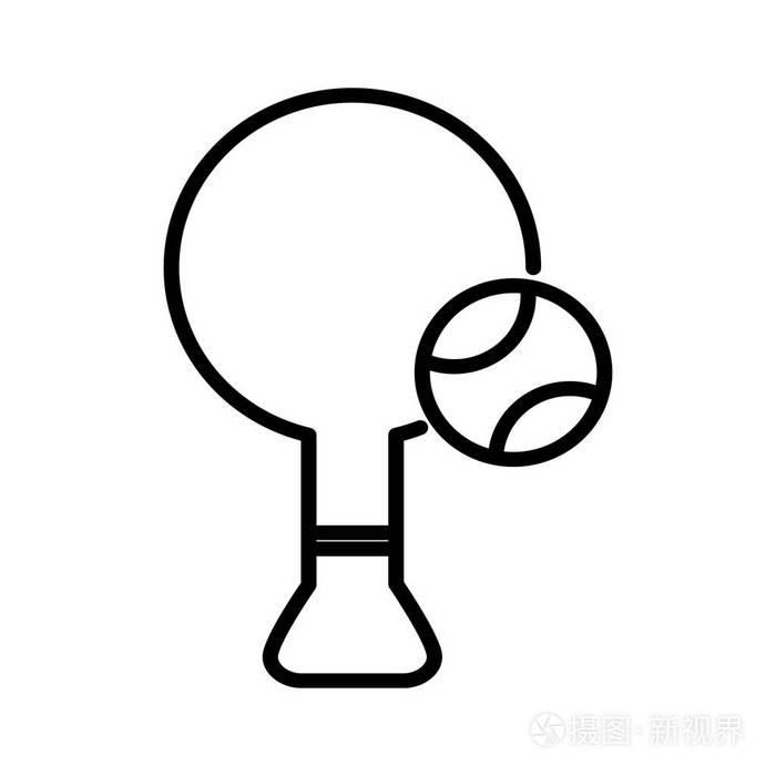 乒乓球插画设计