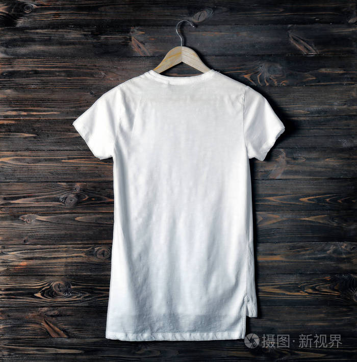 空白的白色t恤