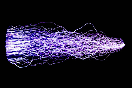 火花放电.物理现象照片