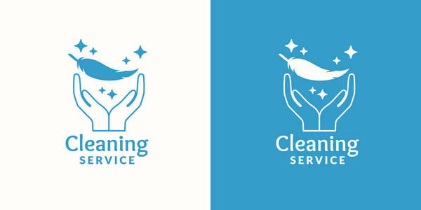 清洁服务公司的徽标