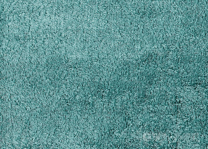 青色的颜色纺织毛巾纹理