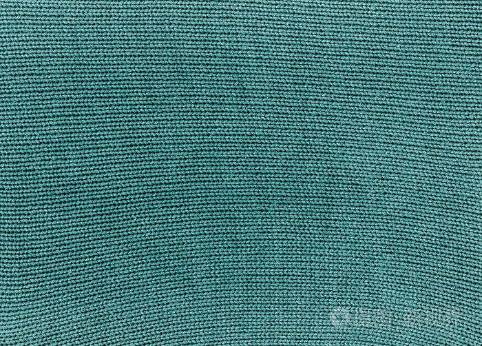 青色针织材料的质感