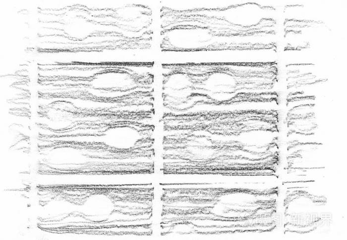 单色铅笔背景，浅色背景，木炭图形