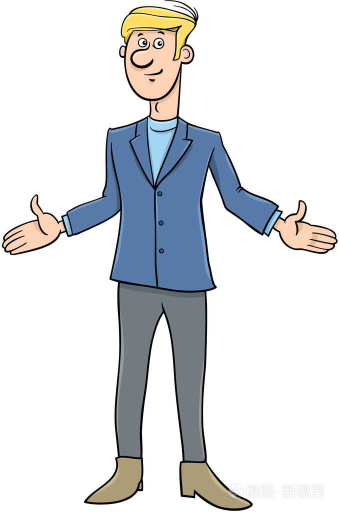 商人的卡通人物