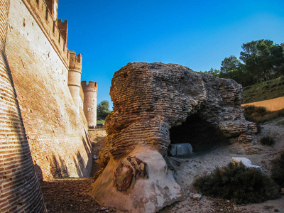 在梅迪纳  德尔坎波，布尔戈斯，西班牙莫塔城堡