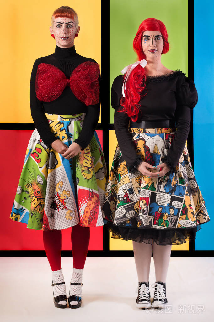 波普艺术时尚女孩