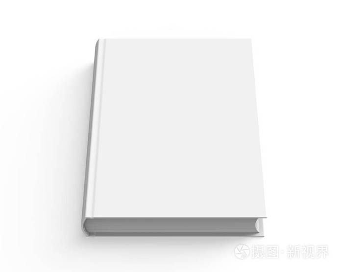 空白的硬皮书模板