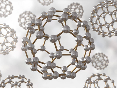 科学原子分子 Dna 模型结构 3d 渲染