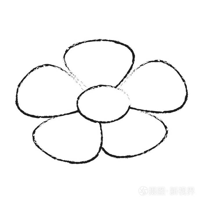 孤立的花型设计插画-正版商用图片0wav3q-摄图新视界