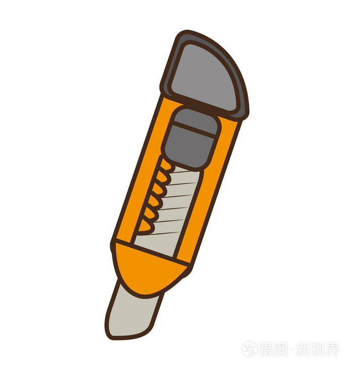 绘制刀具工具学校插画-正版商用图片0waw3k-摄图新视界