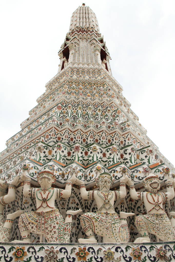在曼谷，泰国郑王庙 黎明寺