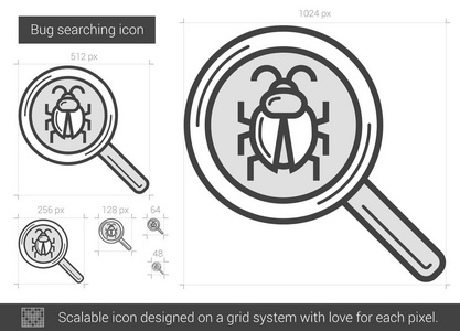 Bug 搜索线图标
