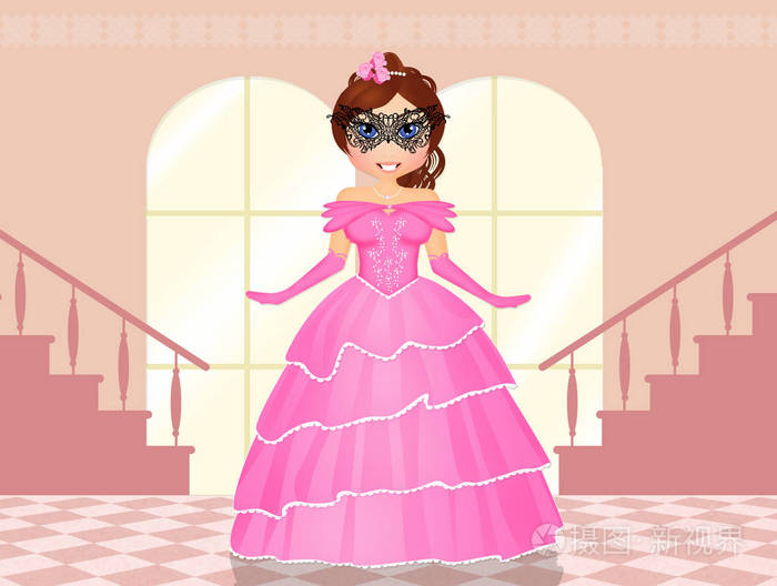 假面舞会的插图